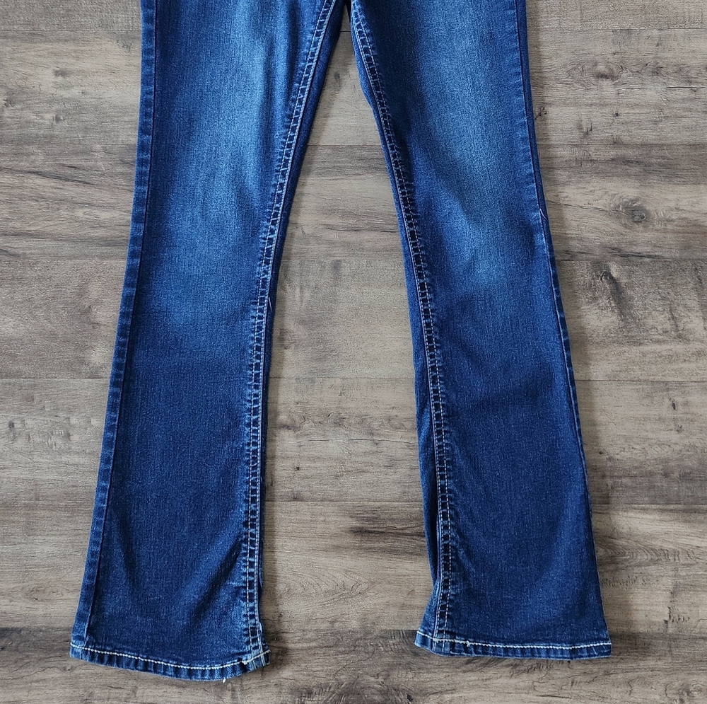 Wallflower Luscious Curvy Bootcut Blue Jean Size 7 - Picture 6 of 16